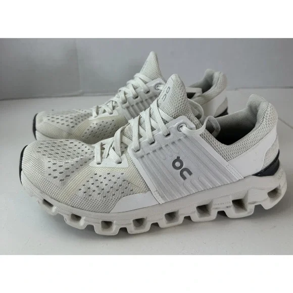 On Cloud Cloudswift Sneakers Glacier White Lace Up Running Shoes Women's 7.5 - Picture 13 of 13